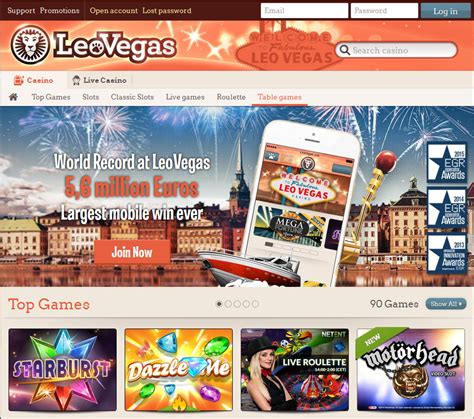 Leo Vegas Casino Review .